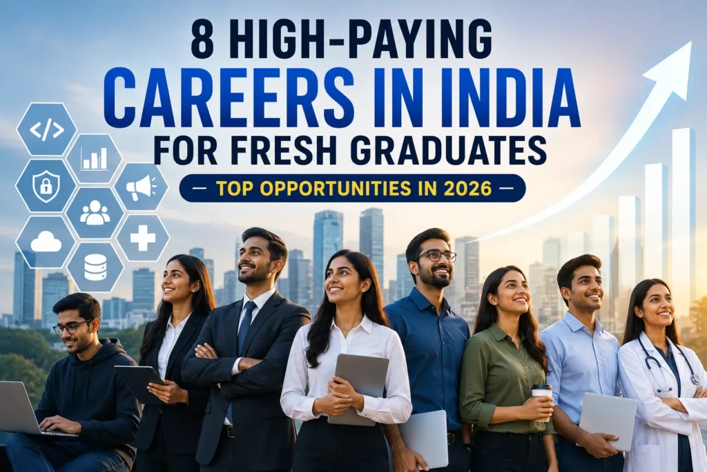 highest paying jobs for freshers in india
